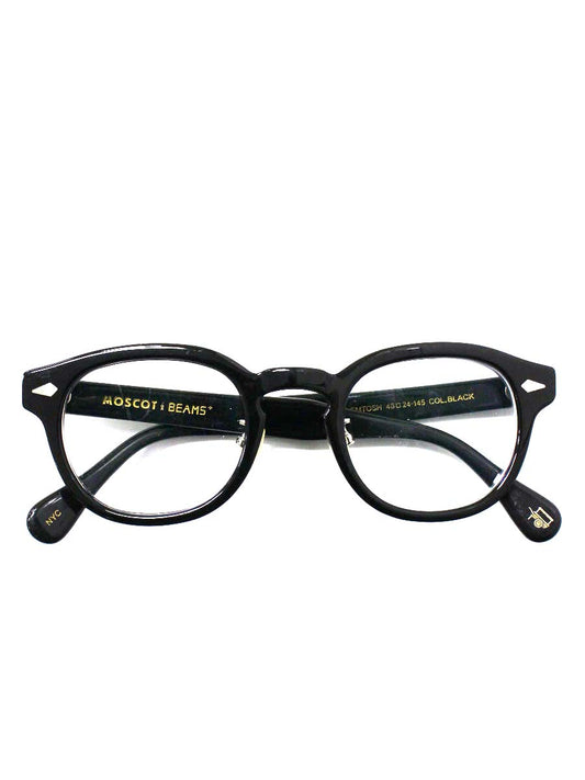 モスコット LEMTOSH 眼鏡 ブラック メガネサングラスクリップ付き IT38GO3LJAC0