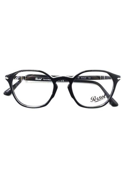 ペルソール 3238-V メガネ ブラック オクタゴン セルフレーム ITSBDE9UDW1K